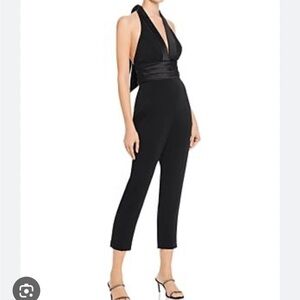 Jay Godfrey Black Zane Tuxedo-Style Jumpsuit NWT Size 6 Retails for $375!